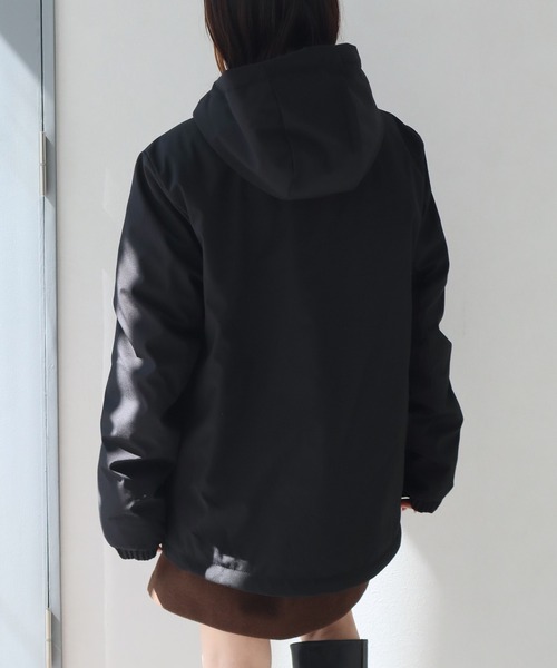 Calvin Klein(カルバン・クライン)の「【Calvin Klein/カルバンクライン】Hooded Stretch Jacket/中綿 フーデット ストレッチジャケット(その他アウター・メンズ・ブラック・M/L/S)」の7枚目の写真