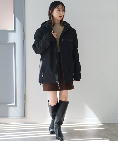 Calvin Klein(カルバン・クライン)の「【Calvin Klein/カルバンクライン】Hooded Stretch Jacket/中綿 フーデット ストレッチジャケット(その他アウター・メンズ・ブラック・M/L/S)」の8枚目の写真
