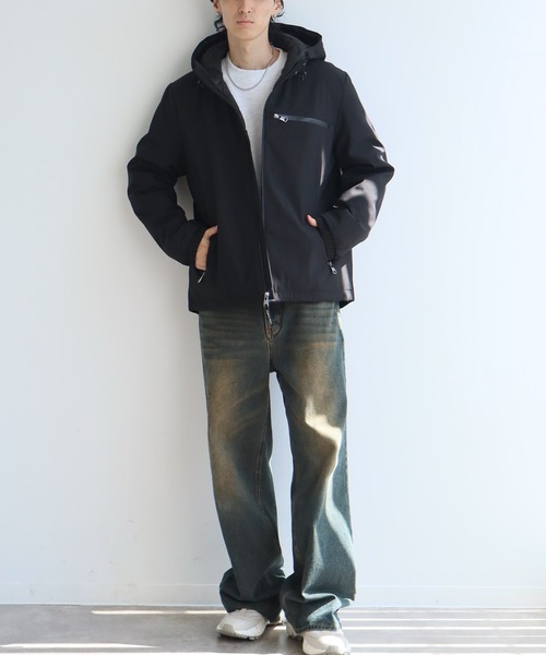 Calvin Klein(カルバン・クライン)の「【Calvin Klein/カルバンクライン】Hooded Stretch Jacket/中綿 フーデット ストレッチジャケット(その他アウター・メンズ・ブラック・M/L/S)」の14枚目の写真