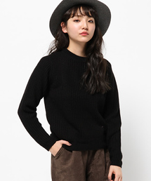 MOUSSY | PATTERN STITCH KNIT TOPS2(ニット/セーター)