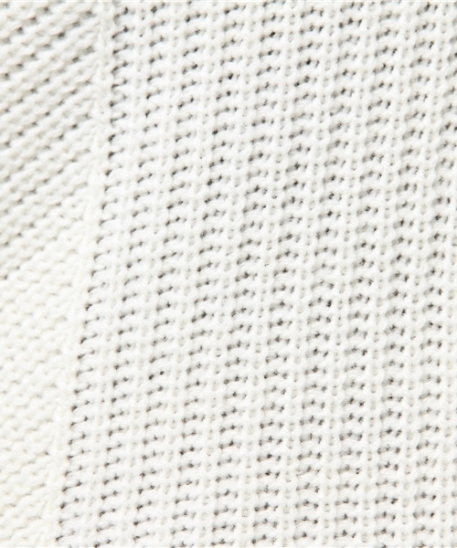 MOUSSY（マウジー）の「PATTERN STITCH KNIT TOPS2（ニット/セーター・レディース・ブラック/キャメル/オフホワイト・FREE）」の10枚目の写真