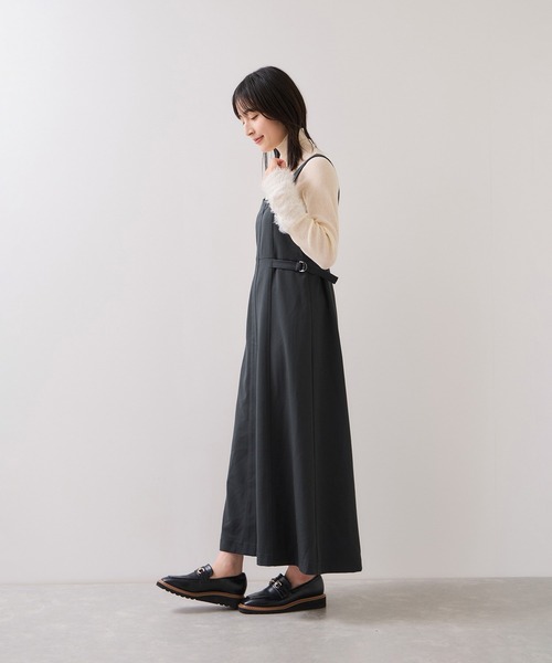 VIS（ビス）の「フェザー切り替えスリーブシアータートルニット（ニット/セーター・レディース・キナリ/ホワイト/ブラック・FREE）」の20枚目の写真