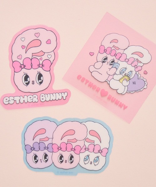 エスターバニー クリアステッカーセット（ステッカー/テープ