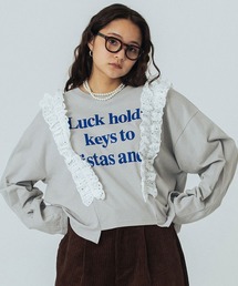 LACE ACCENT L/S TOP