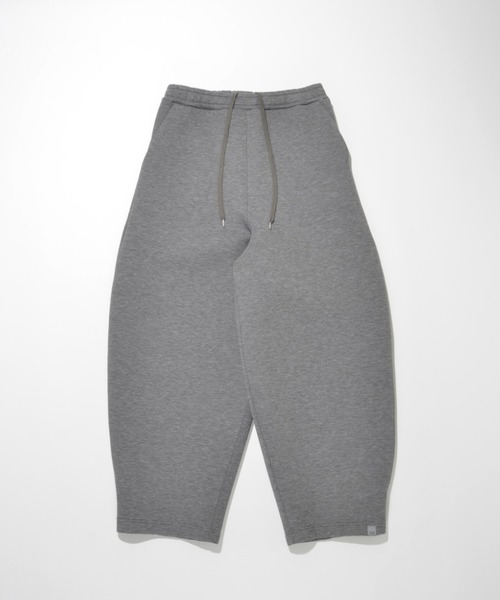 無地タックワイドパンツ/Double-knit Side-tuck Wide Pants （無地