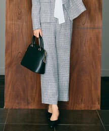 トリアセダブルクロスワイドストレート パンツ（その他パンツ）｜自由