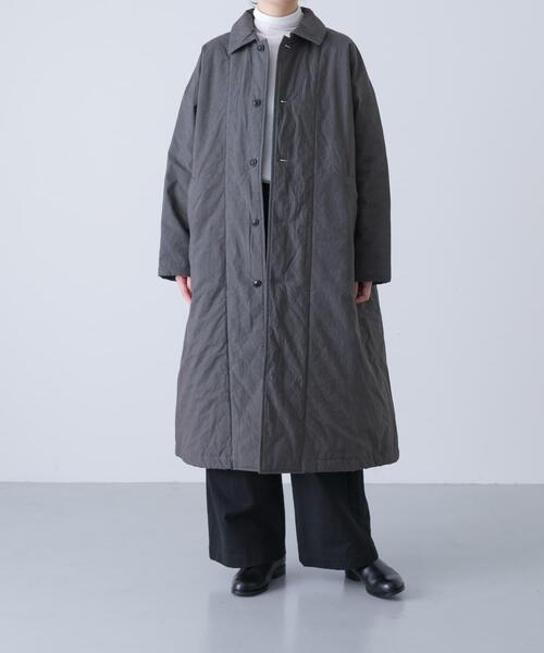 希少　新品タグ付　かぐれ　Quilted bal coat チャコール　完売品 かぐれ（カグレ）の「Quilted bal coat（ダウンジャケット/コート