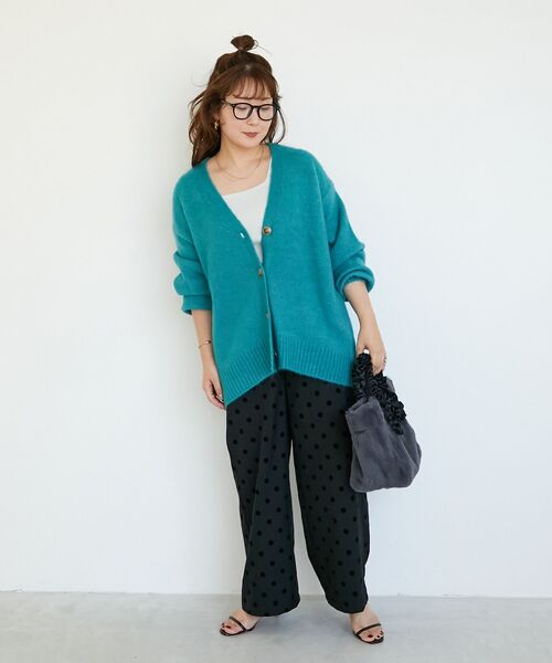 le.coeur blanc（ルクールブラン）の「フェイクファーハンドルフリルトート（トートバッグ・レディース・モカ/チャコールグレー・FREE）」の10枚目の写真