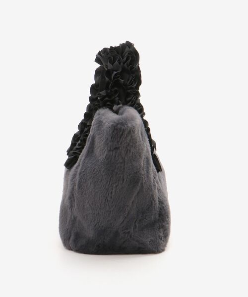 le.coeur blanc（ルクールブラン）の「フェイクファーハンドルフリルトート（トートバッグ・レディース・モカ/チャコールグレー・FREE）」の12枚目の写真