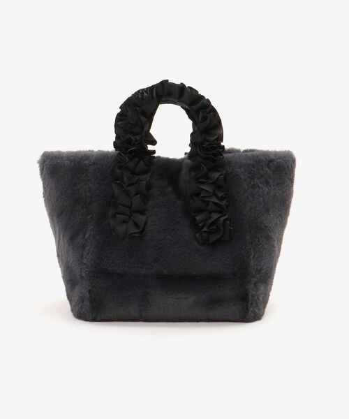 le.coeur blanc（ルクールブラン）の「フェイクファーハンドルフリルトート（トートバッグ・レディース・モカ/チャコールグレー・FREE）」の13枚目の写真