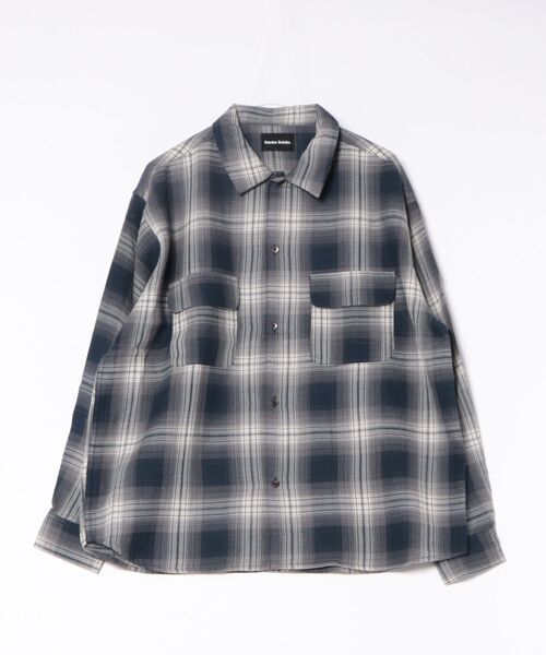 DANKE SCHON(ダンケシェーン)の「【WEB&DEPOT限定】DankeSchon/ダンケシェーン/WAFFLE SHIRTS(シャツ/ブラウス・メンズ・アイボリー/ブラック/ネイビー/カーキ・M/L)」の4枚目の写真