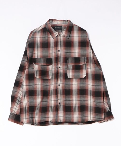 DANKE SCHON(ダンケシェーン)の「【WEB&DEPOT限定】DankeSchon/ダンケシェーン/WAFFLE SHIRTS(シャツ/ブラウス・メンズ・アイボリー/ブラック/ネイビー/カーキ・M/L)」の3枚目の写真