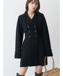 マーキュリーデュオ ドレス ワンピース ミニワンピ mercuryduo マーキュリーデュオ MERCURYDUO バイカラーレースプリーツミニ