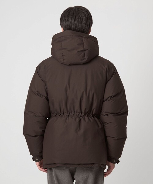 green label relaxing（グリーンレーベルリラクシング）の「DICROS フード ダウン ブルゾン -撥水-（ダウンジャケット/コート・メンズ・ダークグレー/ダークブラウン・S/M/L/XL）」の9枚目の写真