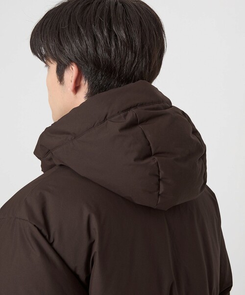 green label relaxing（グリーンレーベルリラクシング）の「DICROS フード ダウン ブルゾン -撥水-（ダウンジャケット/コート・メンズ・ダークグレー/ダークブラウン・S/M/L/XL）」の22枚目の写真