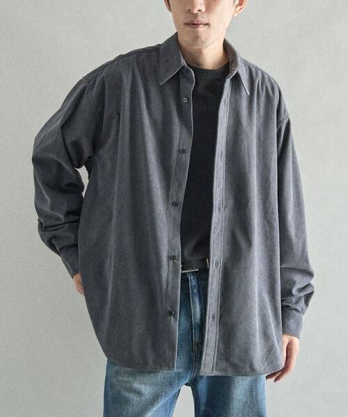 CRAFT STANDARD BOUTIQUE(クラフトスタンダードブティック)の「コーデュロイシャツ(シャツ/ブラウス・メンズ・ブラウン/グレー/ブラック・S/L/M)」の4枚目の写真