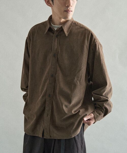 CRAFT STANDARD BOUTIQUE(クラフトスタンダードブティック)の「コーデュロイシャツ(シャツ/ブラウス・メンズ・ブラウン/グレー/ブラック・S/L/M)」の7枚目の写真
