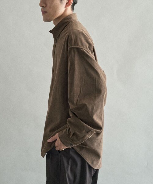 CRAFT STANDARD BOUTIQUE(クラフトスタンダードブティック)の「コーデュロイシャツ(シャツ/ブラウス・メンズ・ブラウン/グレー/ブラック・S/L/M)」の12枚目の写真