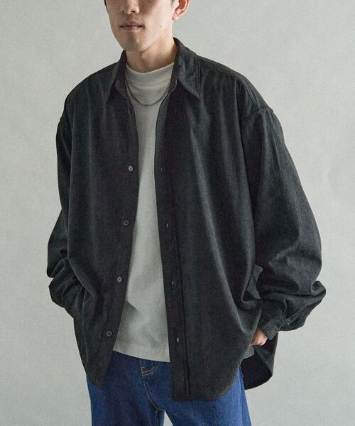 CRAFT STANDARD BOUTIQUE(クラフトスタンダードブティック)の「コーデュロイシャツ(シャツ/ブラウス・メンズ・ブラウン/グレー/ブラック・S/L/M)」の14枚目の写真