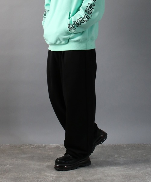 NYLAUS（ナイラス）の「【Nylaus】ヘビーウェイト ツータックワイドスウェットパンツ ワイドパンツ（スウェットパンツ・メンズ・ブラック/グレー・L/M）」の19枚目の写真