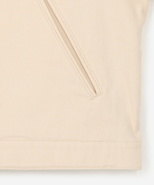 SCYE BASICS(サイベーシックス)の「SCYE BASICS | 〈別注〉 ストレッチコットンダック ショートジャケット WOMEN(カバーオール・レディース・Nat/ブラック/ブラウン・38)」の9枚目の写真