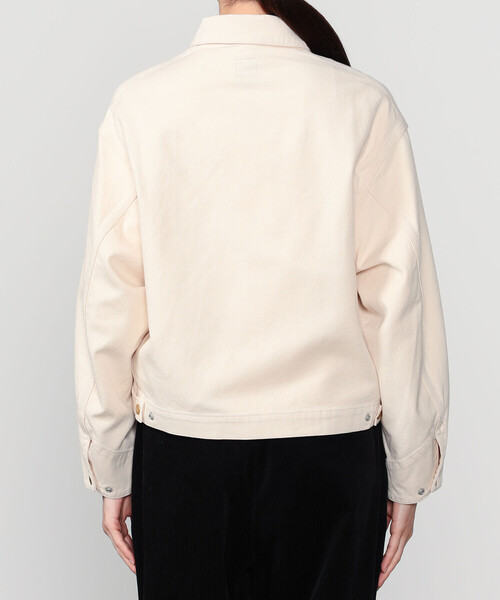 SCYE BASICS(サイベーシックス)の「SCYE BASICS | 〈別注〉 ストレッチコットンダック ショートジャケット WOMEN(カバーオール・レディース・Nat/ブラック/ブラウン・38)」の15枚目の写真