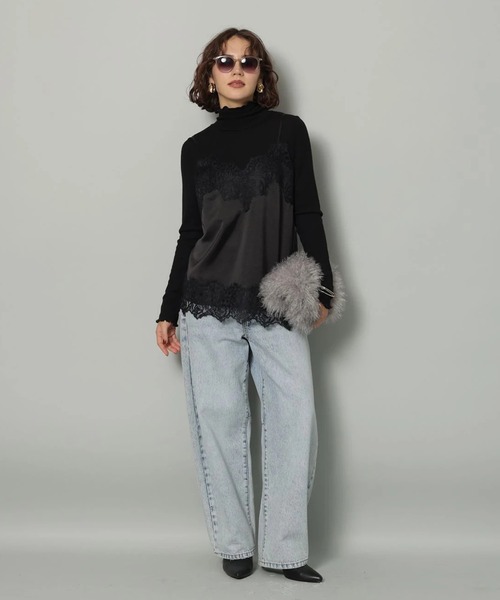 アルページュストーリー レースサテンキャミ レースサテンキャミ