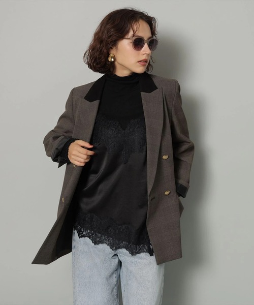 レースサテンキャミ（シャツ/ブラウス）｜Arpege story（アルページュ