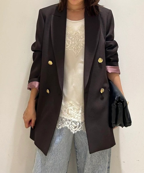 レースサテンキャミ（シャツ/ブラウス）｜Arpege story（アルページュ