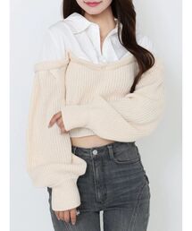 EATME | ニットドッキングシャツ(シャツ/ブラウス)