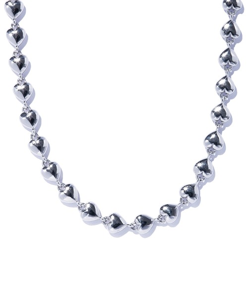 quip queint(クイップクエイント)の「【quip queint】whisper heart necklace/ウィスパー ハート ネックレス QU218(ネックレス・レディース・シルバー・FREE)」の4枚目の写真