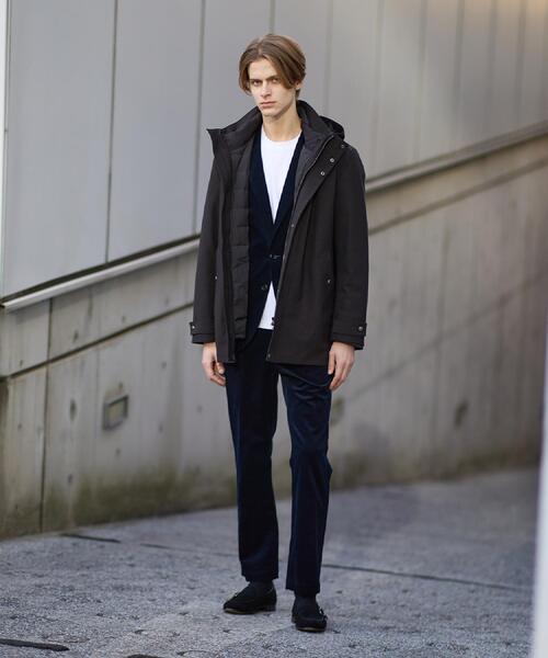 TAKEO KIKUCHI（タケオキクチ）の「【3WAY】ドビー ダウンライナー付ブルゾン（ブルゾン・メンズ・ブルー系その他/ブラック/グレー/ダークブラウン・01/04/02/03/05）」の5枚目の写真