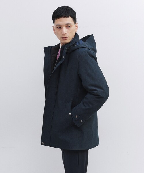 TAKEO KIKUCHI（タケオキクチ）の「【3WAY】ドビー ダウンライナー付ブルゾン（ブルゾン・メンズ・ブルー系その他/ブラック/グレー/ダークブラウン・01/04/02/03/05）」の14枚目の写真