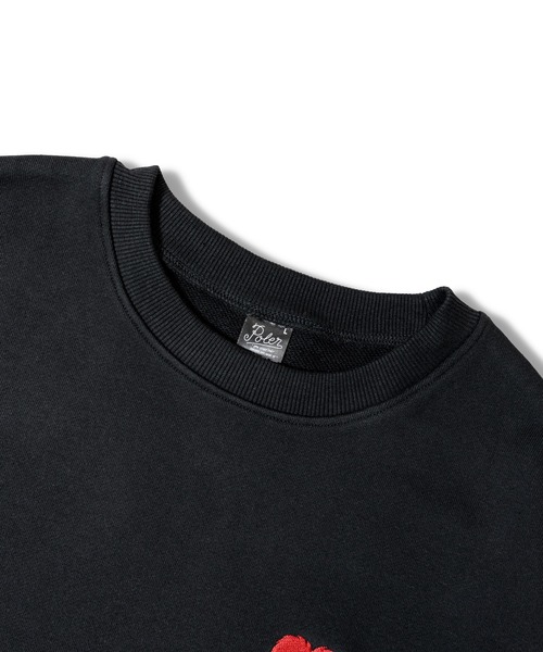 POLeR（ポーラー）の「POLER FURRY HEART CREW（スウェット・メンズ・グレー/ブラック・L/XL/M）」の16枚目の写真