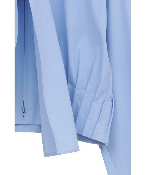 CLANE/クラネ】RIBBON ZIP SHIRTS/リボンジップシャツ/ブラウス