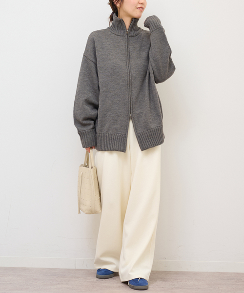 新品 レリューム別注【LOGAN Knitting Mills】ジップニット 別注【LOGAN Knitting Mills】ジップニット｜ジャーナルスタンダード
