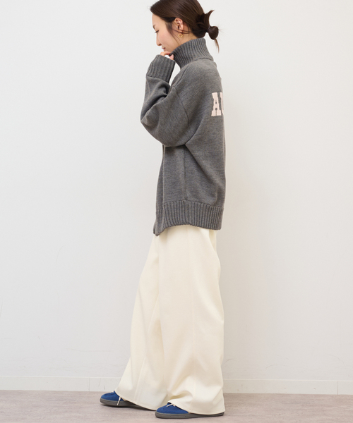 別注【LOGAN Knitting Mills】ジップニット（カーディガン/ボレロ