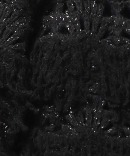 boussole（ブソル）の「BOUSSOLE / フリンジニットプルオーバー（ニット/セーター・レディース・オフホワイト/ブラック・FREE）」の6枚目の写真