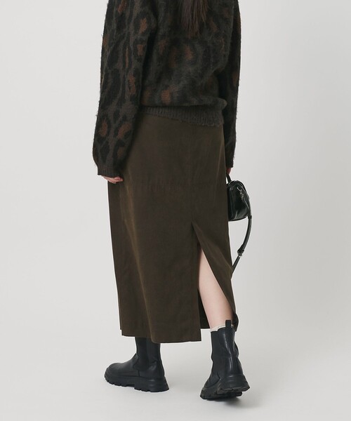 セール】スエードライク Iラインスカート（スカート）｜BEAUTY&YOUTH