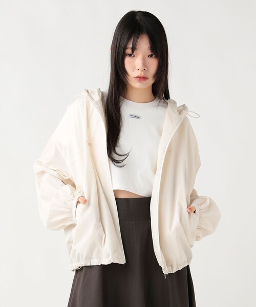 BEAMS HEART(ビームスハート)の「パッカブル ブルゾン(UVカット)(ブルゾン・レディース・オリーブ/ブラック/ホワイト系その他5・FREE)」の1枚目の写真