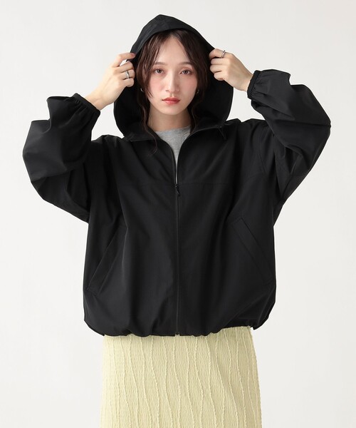 BEAMS HEART(ビームスハート)の「パッカブル ブルゾン(UVカット)(ブルゾン・レディース・オリーブ/ブラック/ホワイト系その他5・FREE)」の2枚目の写真