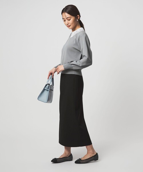 green label relaxing fleurieタイトスカート　ネイビー UNITED ARROWS green label relaxing｜[size SHORTあり]fleurie