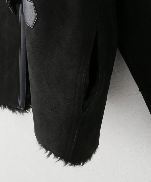 LOW CLASSIC/ロウ・クラシック】REVERSIBLE DUFFLE SHORT COAT