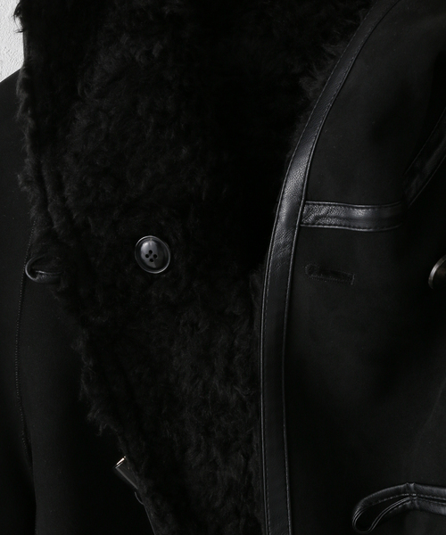 LOW CLASSIC/ロウ・クラシック】REVERSIBLE DUFFLE SHORT COAT