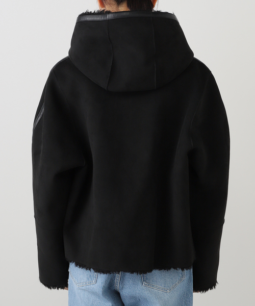 LOW CLASSIC/ロウ・クラシック】REVERSIBLE DUFFLE SHORT COAT