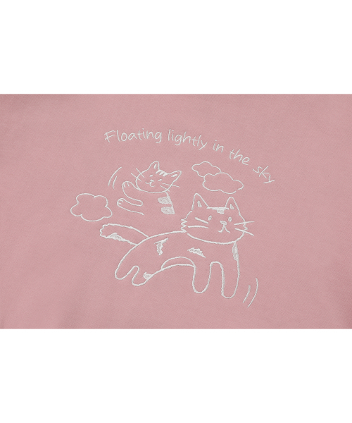 CPGN STUDIO（コンパーニョ）の「グルームキャット刺繍フードパーカーインディピンク（パーカー・レディース・その他・MEDIUM/LARGE）」の7枚目の写真