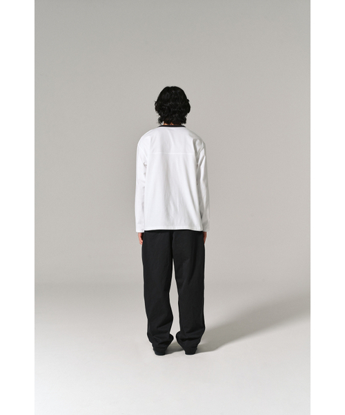 HISHANDER(ヒズハンダー)の「RINGER LONG SLEEVE T-SHIRTS WHITE/D.GREY(Tシャツ/カットソー・メンズ・その他・1/2/3)」の8枚目の写真