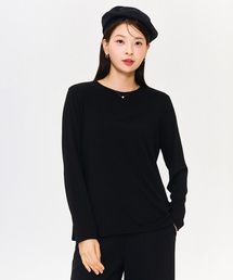 女性エッセンシャルTシャツ-ブラック