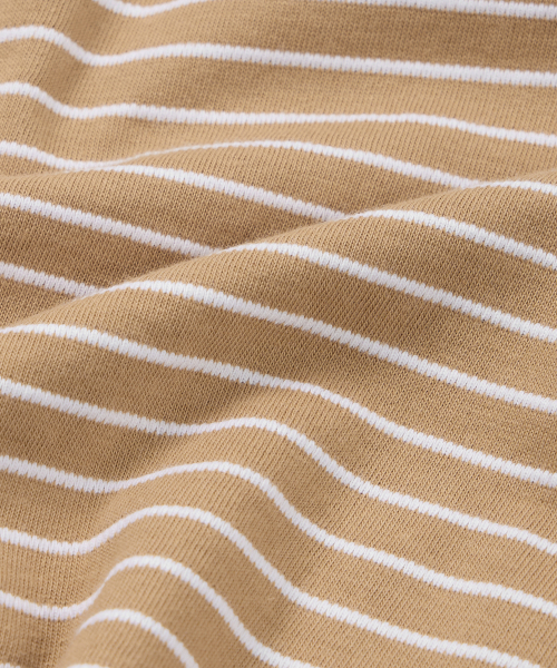 FRIZMWORKS(フリズムワークス)の「STRIPE OVERSIZED RELAX TEE 003 _ BEIGE(Tシャツ/カットソー・メンズ・その他・SMALL/MEDIUM/LARGE/X-LARGE)」の7枚目の写真
