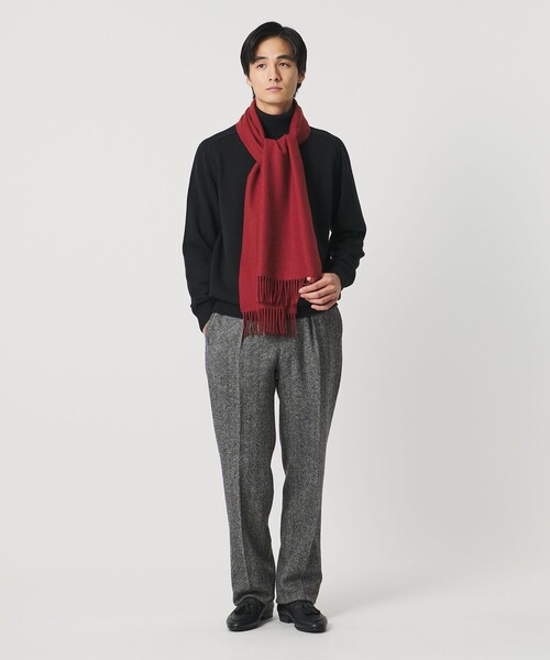 UNITED ARROWS（ユナイテッドアローズ）の「ヘリンボーンツイード 1プリーツ スラックス（スラックス・メンズ・グレー系・46/48/50/44）」の3枚目の写真